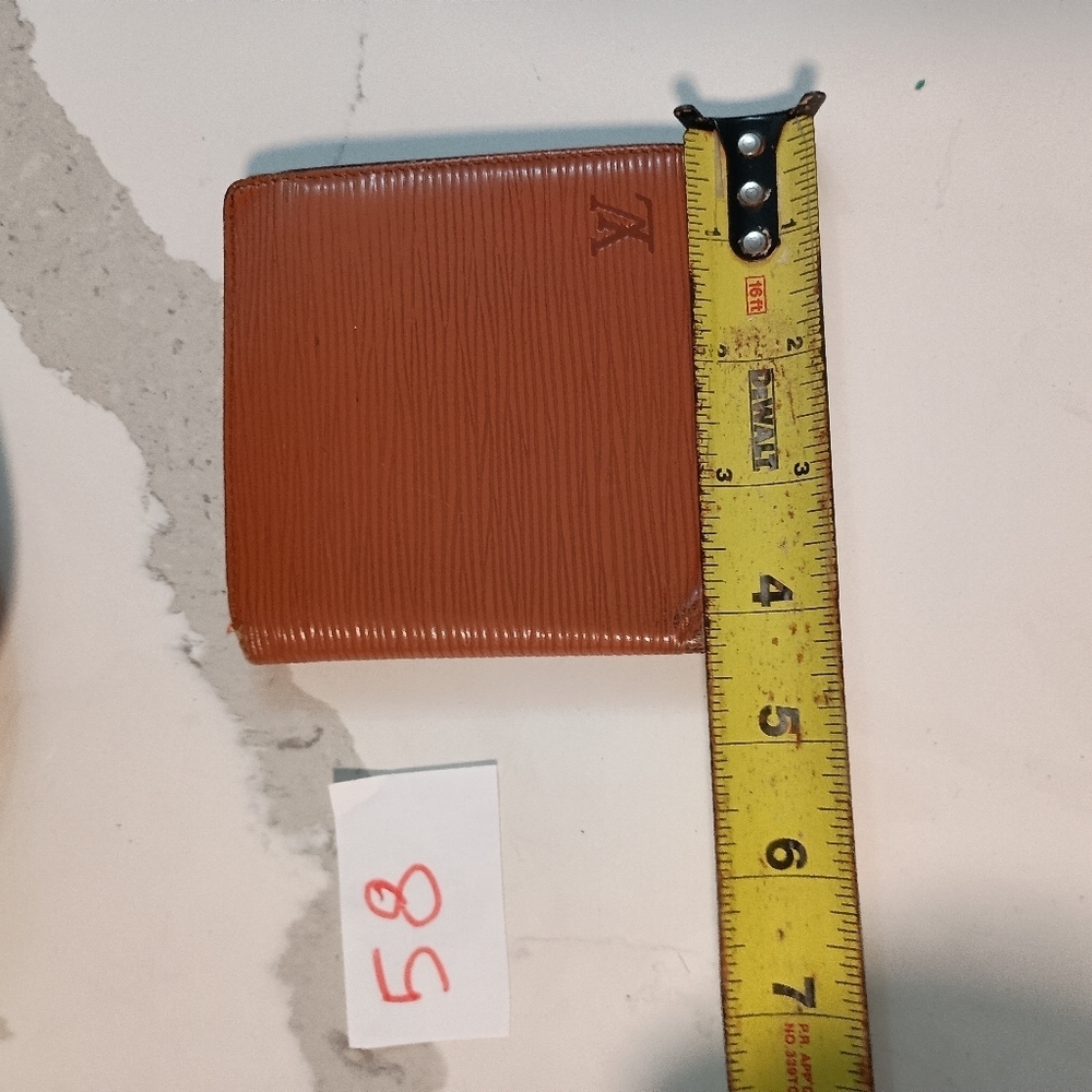 Authentic Louis Vuitton Wallet EPI Brown Authentic For Men - Picture 11 of 12